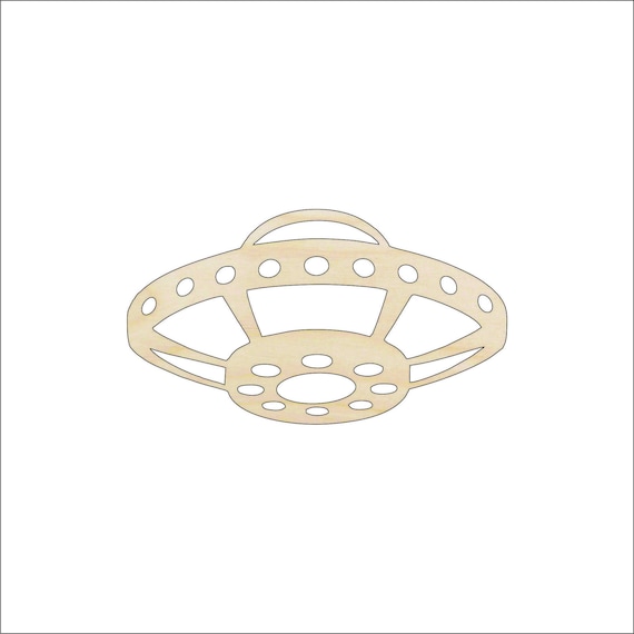 Space UFO - Laser Cut Out Unfinished Wood Craft Shape SPC38 Space UFO - Laser Cut Out Unfinished Wood Craft Shape SPC38