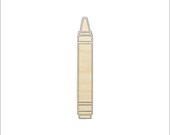 Art Crayon - Laser Cut Out Unfinished Wood Craft Shape ART5 Art Crayon - Laser Cut Out Unfinished Wood Craft Shape ART5