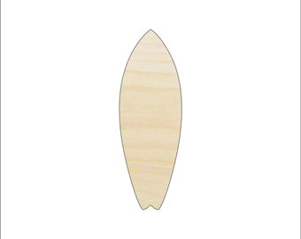 Sport Surfing - Laser Cut Out Unfinished Wood Shape Craft Supply SPT389