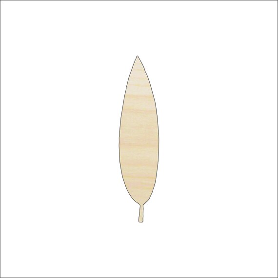 Leaf - Laser Cut Out Unfinished Wood Craft Shape LEF32 Leaf - Laser Cut Out Unfinished Wood Craft Shape LEF32