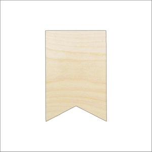 Banner - Laser Cut Out Unfinished Wood Craft Shape BNR22 Banner - Laser Cut Out Unfinished Wood Craft Shape BNR22