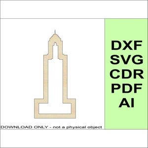 Baixe o Monumento a Washington - Arquivos Laser CNC Cricut SVG DXF Glowforge "Somente arquivos digitais"