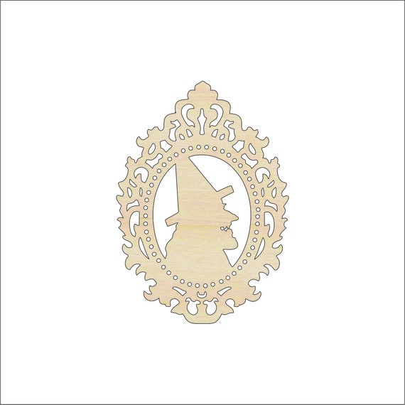Design Witch - Laser Cut Out Unfinished Wood Craft Shape FAL28 Design Witch - Laser Cut Out Unfinished Wood Craft Shape FAL28