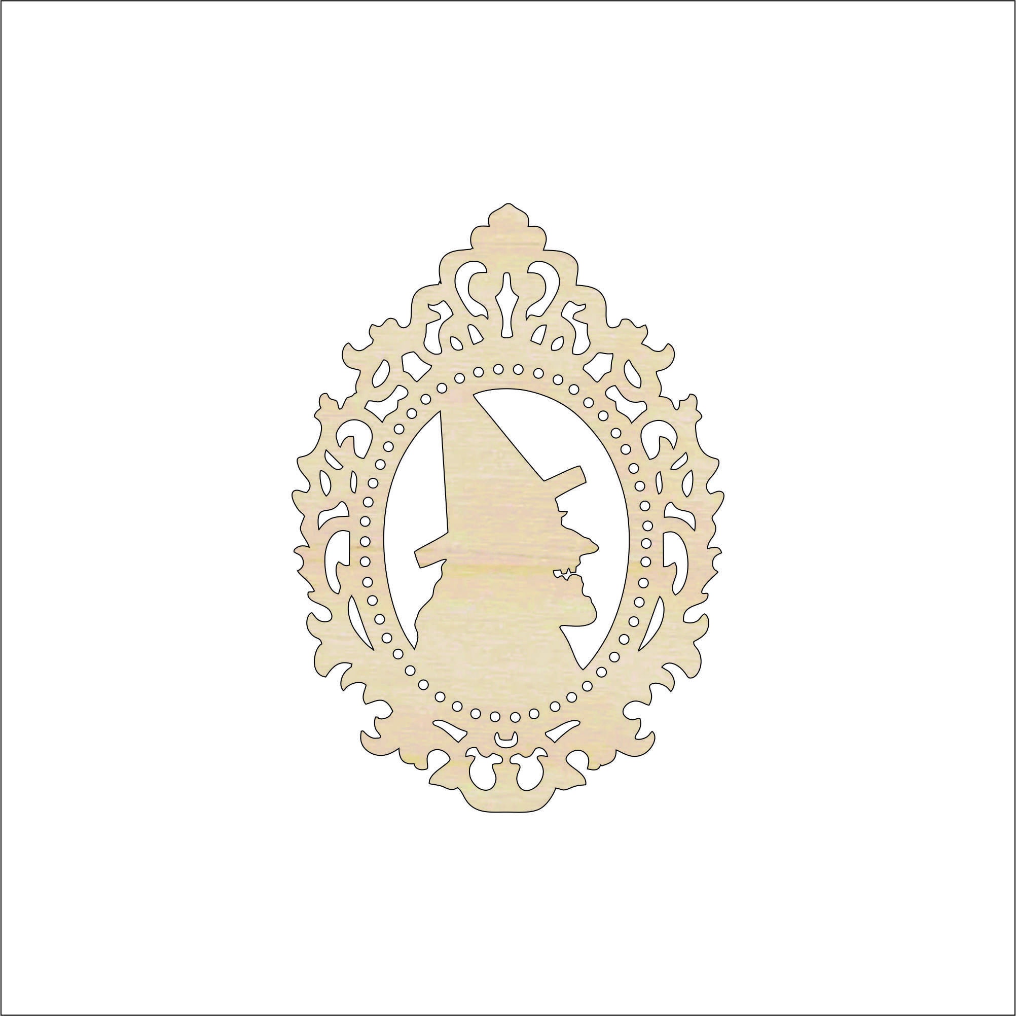 Design Witch - Laser Cut Out Unfinished Wood Craft Shape FAL28 Design Witch - Laser Cut Out Unfinished Wood Craft Shape FAL28