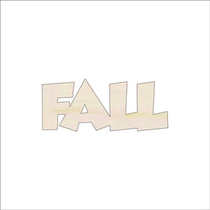 Word Fall - Laser Cut Out Unfinished Wood Craft Shape WRD94 Word Fall - Laser Cut Out Unfinished Wood Craft Shape WRD94