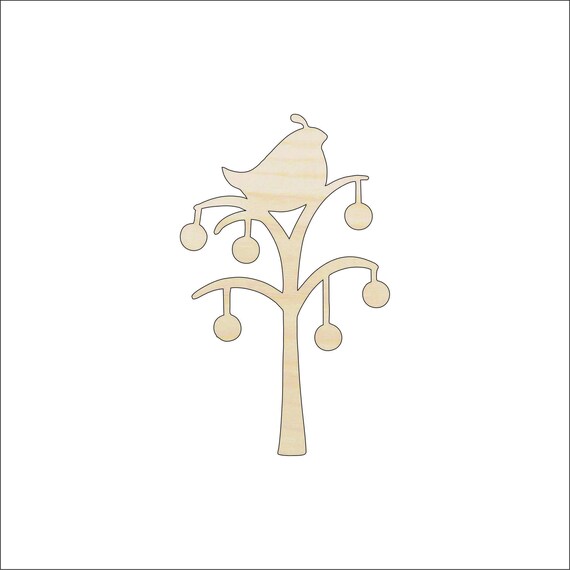 Bird Partridge - Laser Cut Out Unfinished Wood Craft Shape XMS150 Bird Partridge - Laser Cut Out Unfinished Wood Craft Shape XMS150