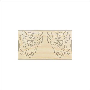 Cat Tiger - Laser Cut Out Unfinished Wood Craft Shape CAT14 Cat Tiger - Laser Cut Out Unfinished Wood Craft Shape CAT14