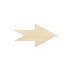 Arrow - Laser Cut Out Unfinished Wood Craft Shape ARW9 Arrow - Laser Cut Out Unfinished Wood Craft Shape ARW9