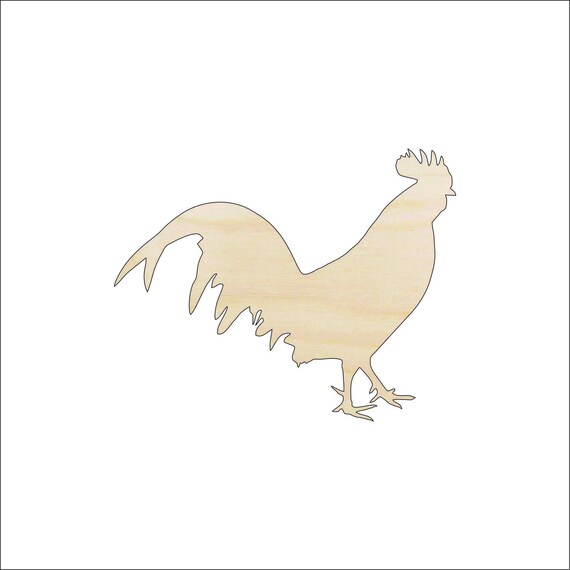 Bird Chicken - Laser Cut Out Unfinished Wood Craft Shape BRD134 Bird Chicken - Laser Cut Out Unfinished Wood Craft Shape BRD134