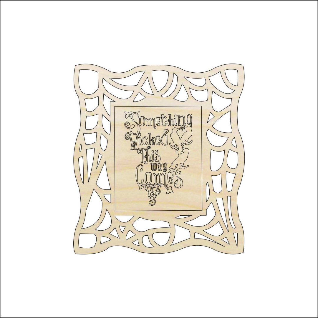 Sign Halloween - Laser Cut Out Unfinished Wood Craft Shape FAL136 Sign Halloween - Laser Cut Out Unfinished Wood Craft Shape FAL136