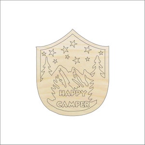Sign Camping - Laser Cut Out Unfinished Wood Craft Shape TRP67 Sign Camping - Laser Cut Out Unfinished Wood Craft Shape TRP67
