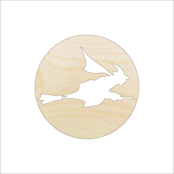 Witch - Laser Cut Out Unfinished Wood Craft Shape FAL100 Witch - Laser Cut Out Unfinished Wood Craft Shape FAL100