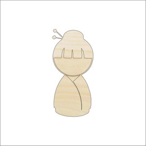 People Geisha - Laser Cut Out Unfinished Wood Craft Shape WLD21 People Geisha - Laser Cut Out Unfinished Wood Craft Shape WLD21