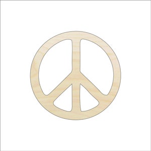 Sign Peace - Laser Cut Out Unfinished Wood Craft Shape SGN34 Sign Peace - Laser Cut Out Unfinished Wood Craft Shape SGN34