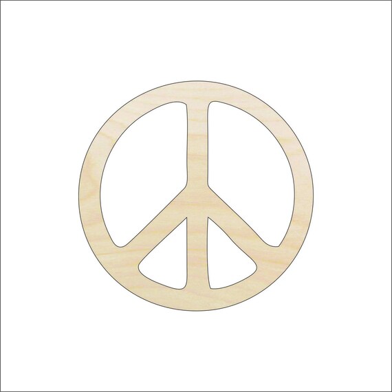Sign Peace - Laser Cut Out Unfinished Wood Craft Shape SGN34 Sign Peace - Laser Cut Out Unfinished Wood Craft Shape SGN34