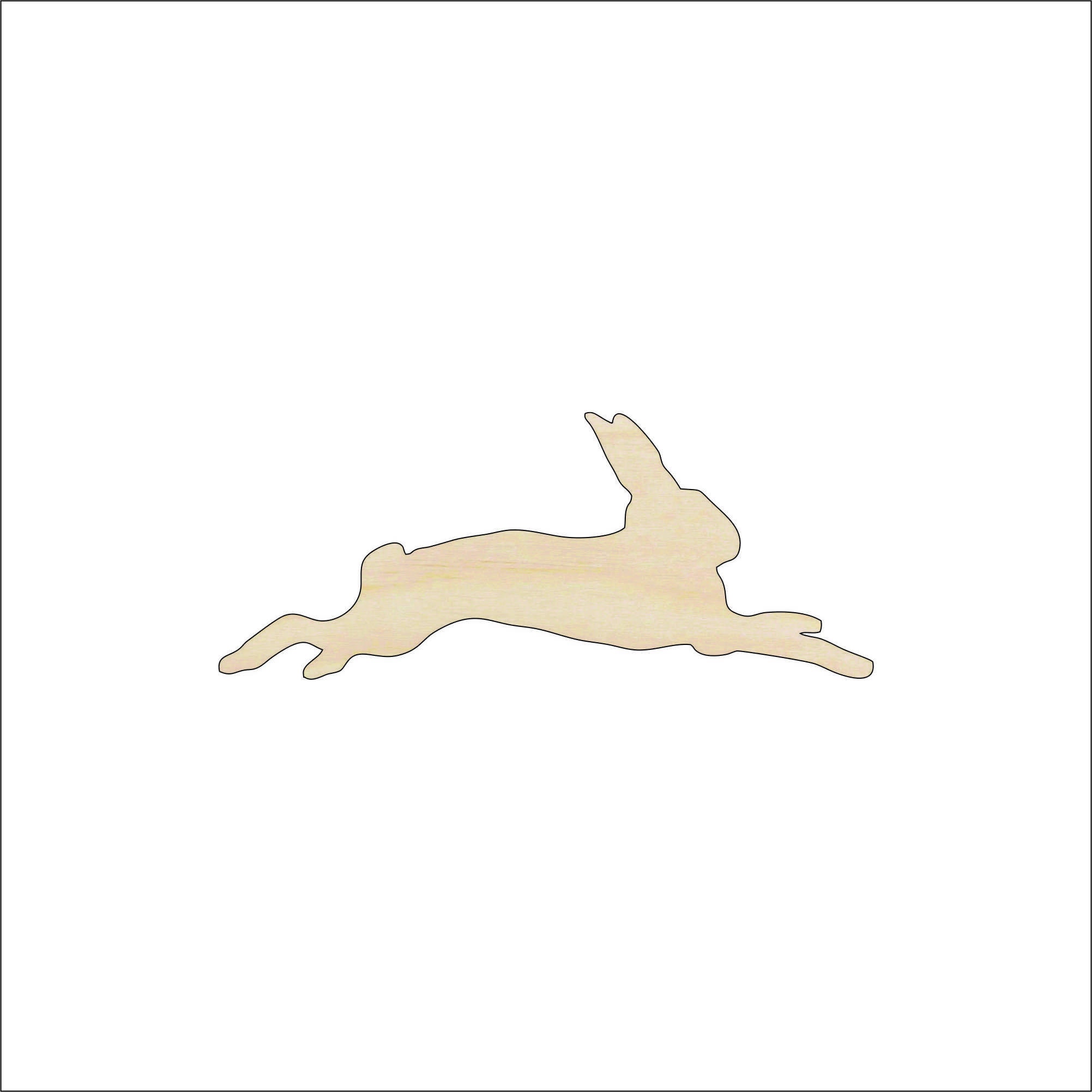 Bunny - Laser Cut Out Unfinished Wood Craft Shape BNY13 Bunny - Laser Cut Out Unfinished Wood Craft Shape BNY13