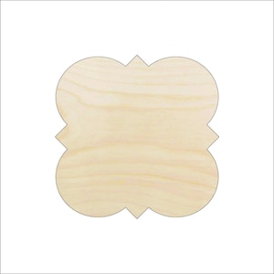 Plaque - Laser Cut Out Unfinished Wood Craft Shape BSC27 Plaque - Laser Cut Out Unfinished Wood Craft Shape BSC27
