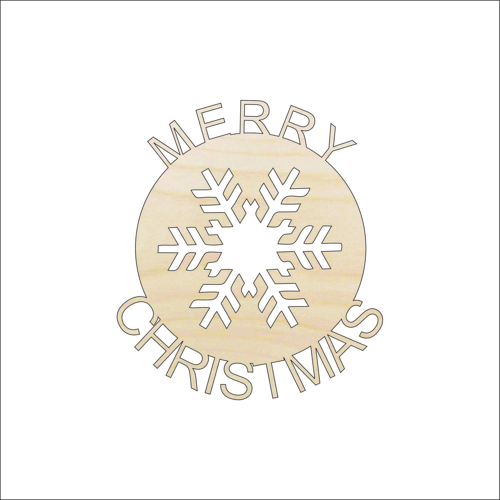 Sign Merry Christmas - Laser Cut Out Unfinished Wood Craft Shape XMS116 Sign Merry Christmas - Laser Cut Out Unfinished Wood Craft Shape XMS116