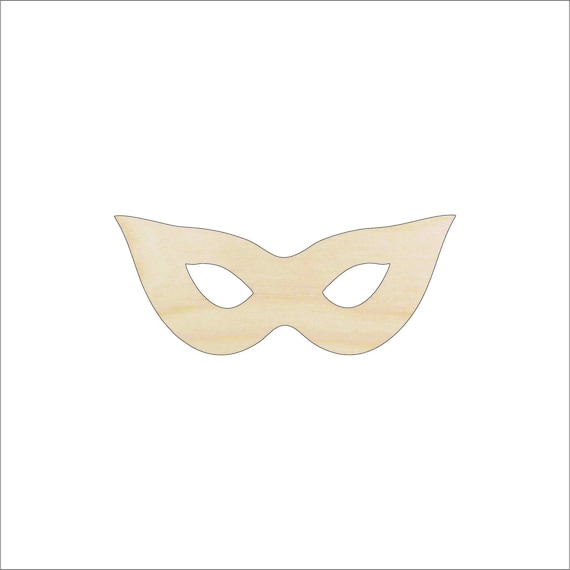 Mask - Laser Cut Out Unfinished Wood Craft Shape MSK12 Mask - Laser Cut Out Unfinished Wood Craft Shape MSK12