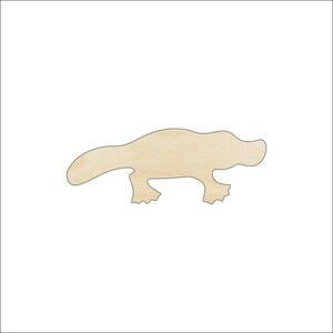 Platypus - Laser Cut Out Unfinished Wood Craft Shape ANML93 Platypus - Laser Cut Out Unfinished Wood Craft Shape ANML93