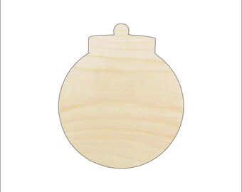 Container Jar - Laser Cut Out Unfinished Wood Craft Shape FOD109 Container Jar - Laser Cut Out Unfinished Wood Craft Shape FOD109
