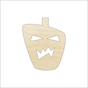 Pumpkin - Laser Cut Out Unfinished Wood Craft Shape FAL21 Pumpkin - Laser Cut Out Unfinished Wood Craft Shape FAL21