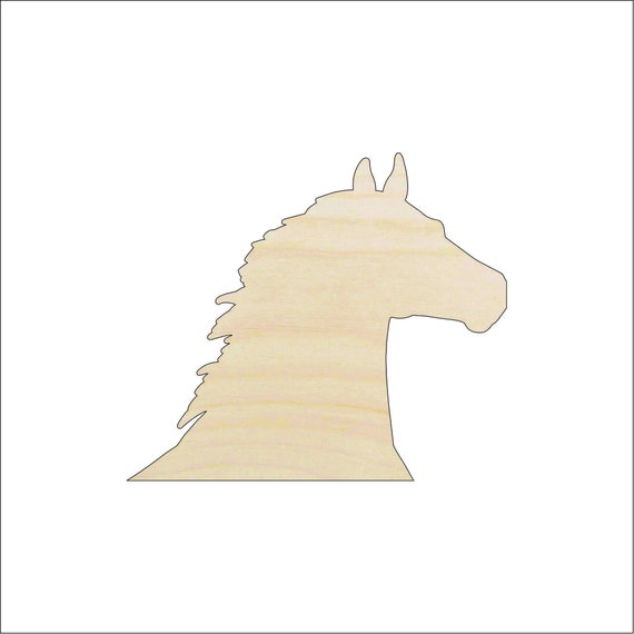 Horse - Laser Cut Out Unfinished Wood Craft Shape HRS43 Horse - Laser Cut Out Unfinished Wood Craft Shape HRS43