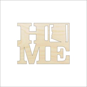 State Arizona Home - Laser Cut Out Unfinished Wood Craft Shape STAT3 State Arizona Home - Laser Cut Out Unfinished Wood Craft Shape STAT3