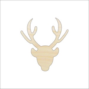 Deer - Laser Cut Out Unfinished Wood Craft Shape DER19 Deer - Laser Cut Out Unfinished Wood Craft Shape DER19