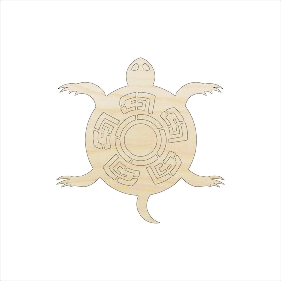 Turtle - Laser Cut Out Unfinished Wood Craft Shape REP45 Turtle - Laser Cut Out Unfinished Wood Craft Shape REP45