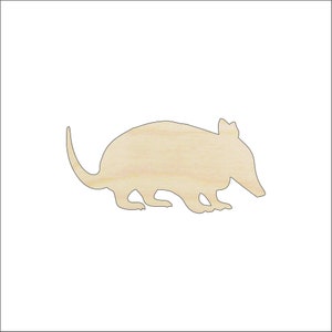 Armadillo - Laser Cut Out Unfinished Wood Craft Shape ANML118 Armadillo - Laser Cut Out Unfinished Wood Craft Shape ANML118