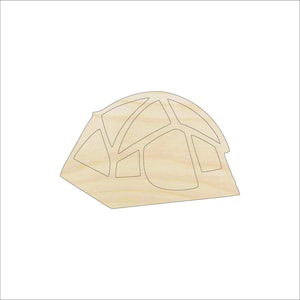 Tent - Laser Cut Out Unfinished Wood Craft Shape TRP37 Tent - Laser Cut Out Unfinished Wood Craft Shape TRP37