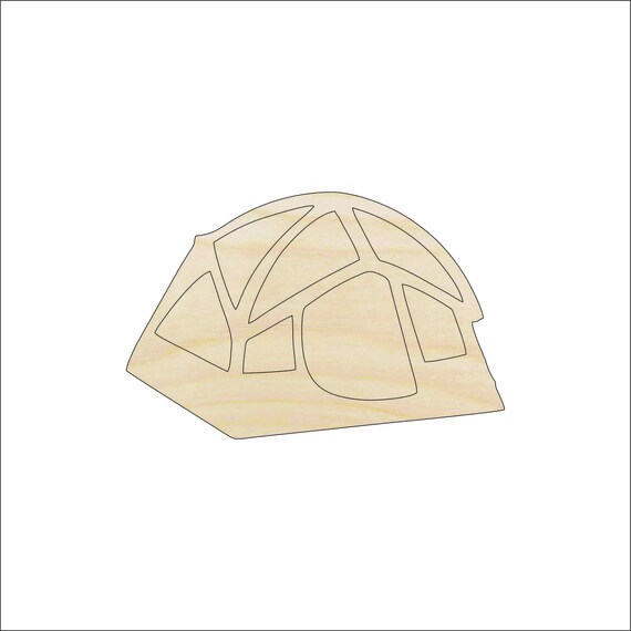 Tent - Laser Cut Out Unfinished Wood Craft Shape TRP37 Tent - Laser Cut Out Unfinished Wood Craft Shape TRP37