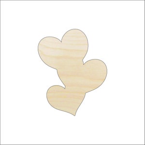 Heart - Laser Cut Out Unfinished Wood Craft Shape HRT10 Heart - Laser Cut Out Unfinished Wood Craft Shape HRT10