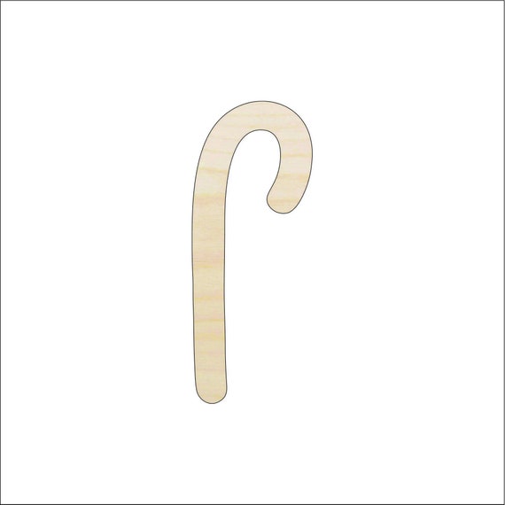 Dessert Candy Cane - Laser Cut Out Unfinished Wood Craft Shape XMS124 Dessert Candy Cane - Laser Cut Out Unfinished Wood Craft Shape XMS124