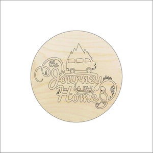 Sign Camping - Laser Cut Out Unfinished Wood Craft Shape TRP32 Sign Camping - Laser Cut Out Unfinished Wood Craft Shape TRP32