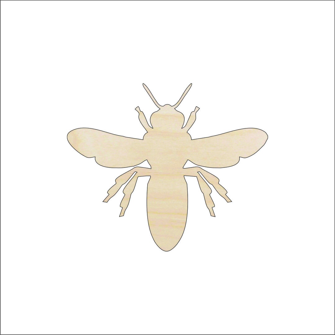 Bumblebee - Laser Cut Out Unfinished Wood Craft Shape BUG11 Bumblebee - Laser Cut Out Unfinished Wood Craft Shape BUG11