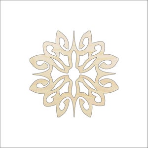 Design - Laser Cut Out Unfinished Wood Craft Shape CSTR3 Design - Laser Cut Out Unfinished Wood Craft Shape CSTR3
