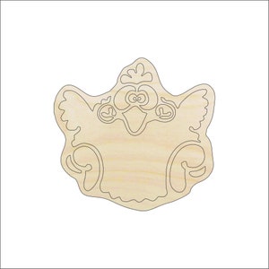 Bird Chicken - Laser Cut Out Unfinished Wood Craft Shape BRD34 Bird Chicken - Laser Cut Out Unfinished Wood Craft Shape BRD34