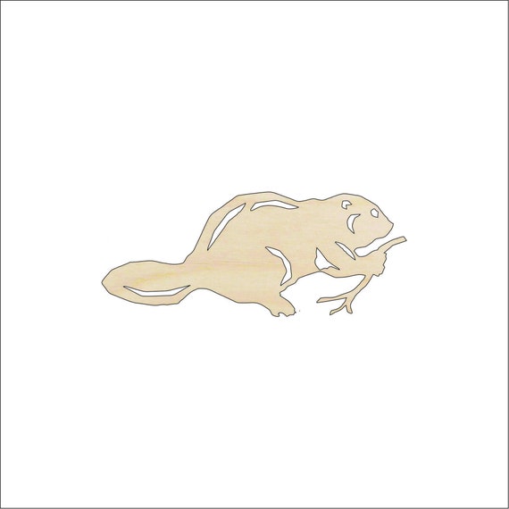 Beaver - Laser Cut Out Unfinished Wood Craft Shape RDT28 Beaver - Laser Cut Out Unfinished Wood Craft Shape RDT28
