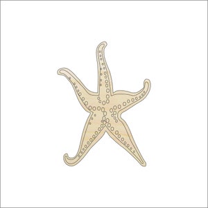 Starfish - Laser Cut Out Unfinished Wood Craft Shape SEA31 Starfish - Laser Cut Out Unfinished Wood Craft Shape SEA31