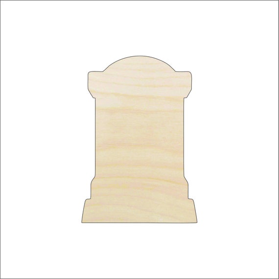 Tombstone - Laser Cut Out Unfinished Wood Craft Shape FAL98 Tombstone - Laser Cut Out Unfinished Wood Craft Shape FAL98