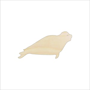 Seal - Laser Cut Out Unfinished Wood Craft Shape ANML66 Seal - Laser Cut Out Unfinished Wood Craft Shape ANML66