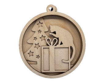 3D Ornament Egg 5 Pieces Laser Cut Out Unfinished ORN271 3D Ornament Egg 5 Pieces Laser Cut Out Unfinished ORN271
