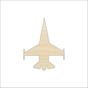 Airplane - Wood Craft Shape Laser Cut Out & Unfinished DIY Craft Supply  PLN7