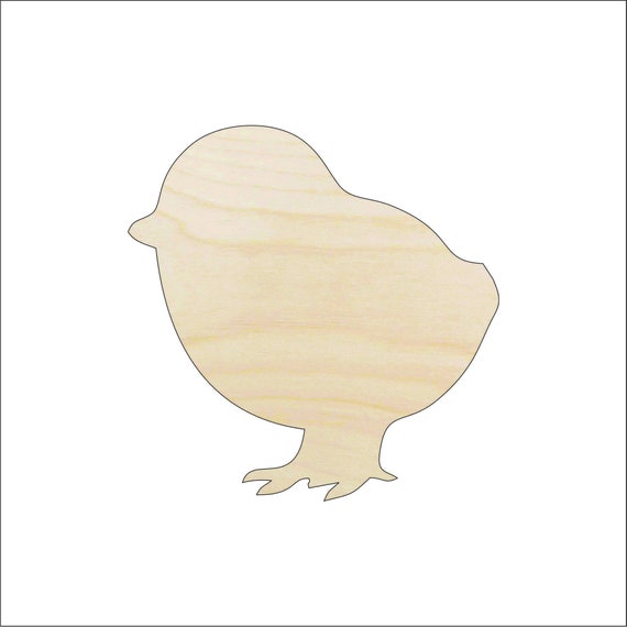 Bird Chick - Laser Cut Out Unfinished Wood Craft Shape BRD252 Bird Chick - Laser Cut Out Unfinished Wood Craft Shape BRD252
