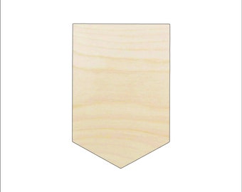 Banner - Laser Cut Out Unfinished Wood Craft Shape BNR20 Banner - Laser Cut Out Unfinished Wood Craft Shape BNR20