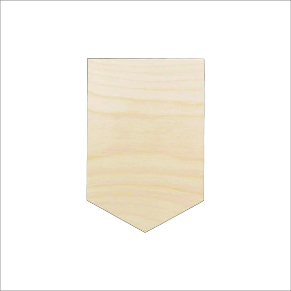 Banner - Laser Cut Out Unfinished Wood Craft Shape BNR20 Banner - Laser Cut Out Unfinished Wood Craft Shape BNR20