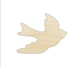 Bird - Laser Cut Out Unfinished Wood Craft Shape BRD112 Bird - Laser Cut Out Unfinished Wood Craft Shape BRD112