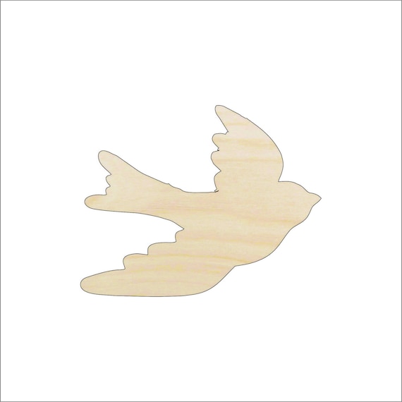 Bird - Laser Cut Out Unfinished Wood Craft Shape BRD112 Bird - Laser Cut Out Unfinished Wood Craft Shape BRD112